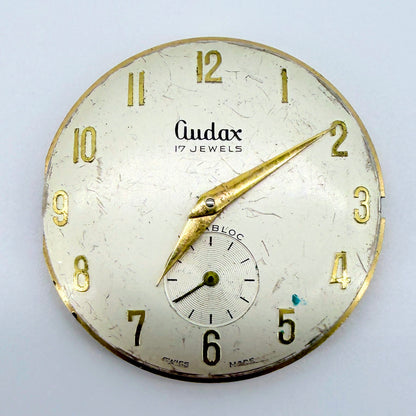 Venus 181 “Audax” Watch Movement & Dial – 17 Jewel – Working