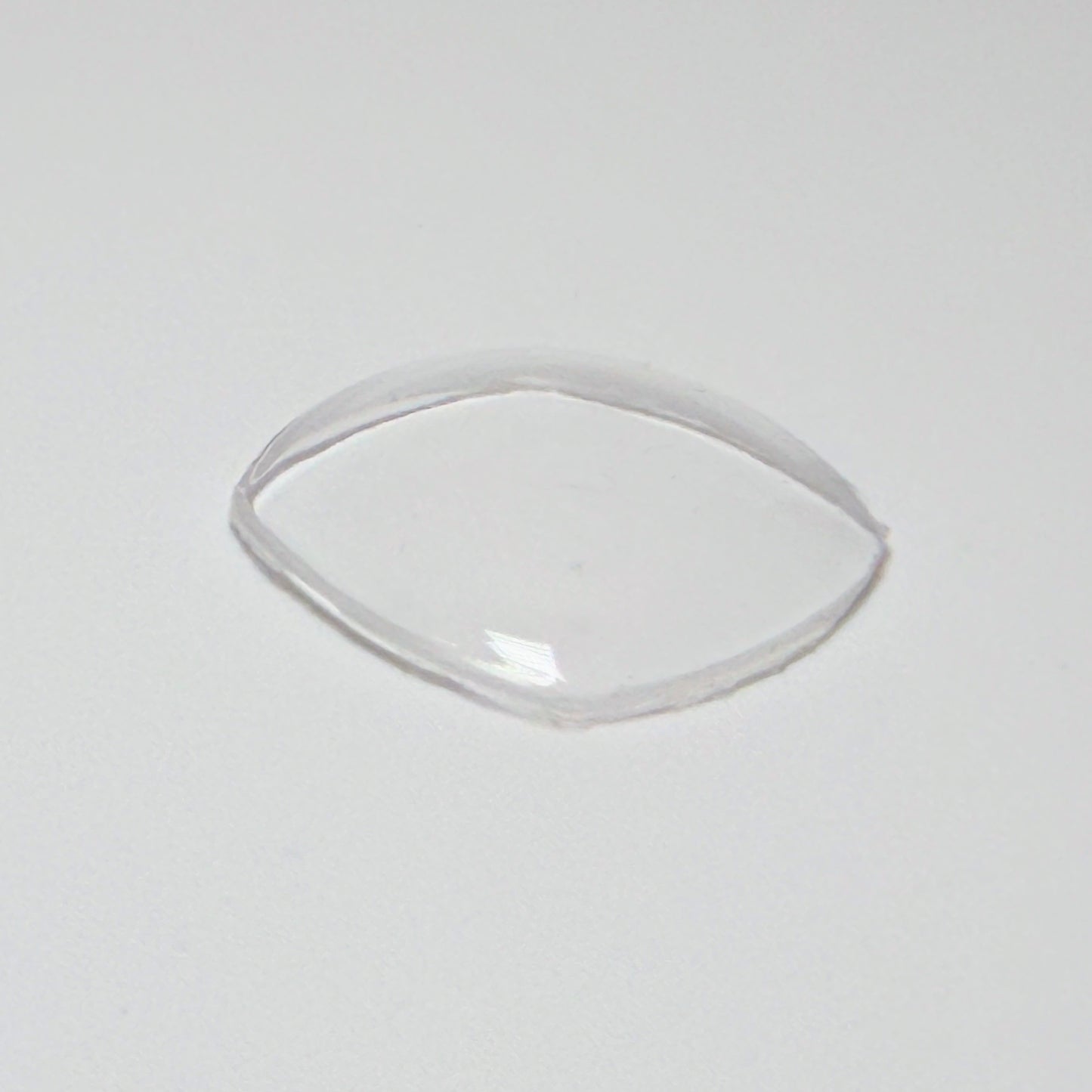Curved Square - Bottom Edge Curved (Both Sides) - G-S Flexo Acrylic Watch Crystals - Vintage New Old Stock