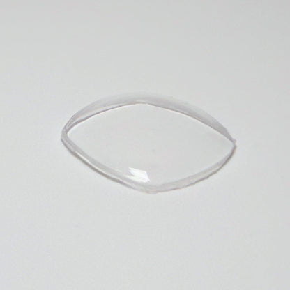 Curved Square - Bottom Edge Curved (Both Sides) - G-S Flexo Acrylic Watch Crystals - Vintage New Old Stock