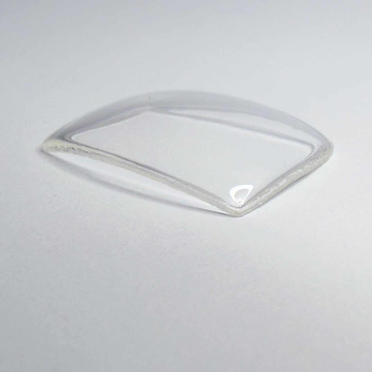 Cushion - Bottom Edge Curved (Both Sides) - G-S Flexo Acrylic Watch Crystals - Vintage New Old Stock