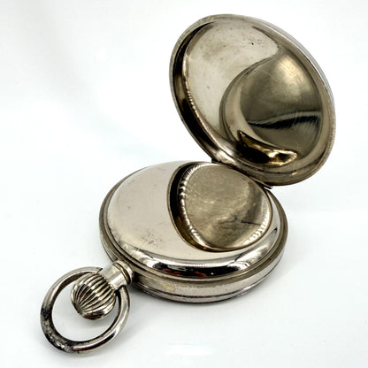 Antique Swiss Made Goliath Pocket Watch – 66mm – Working