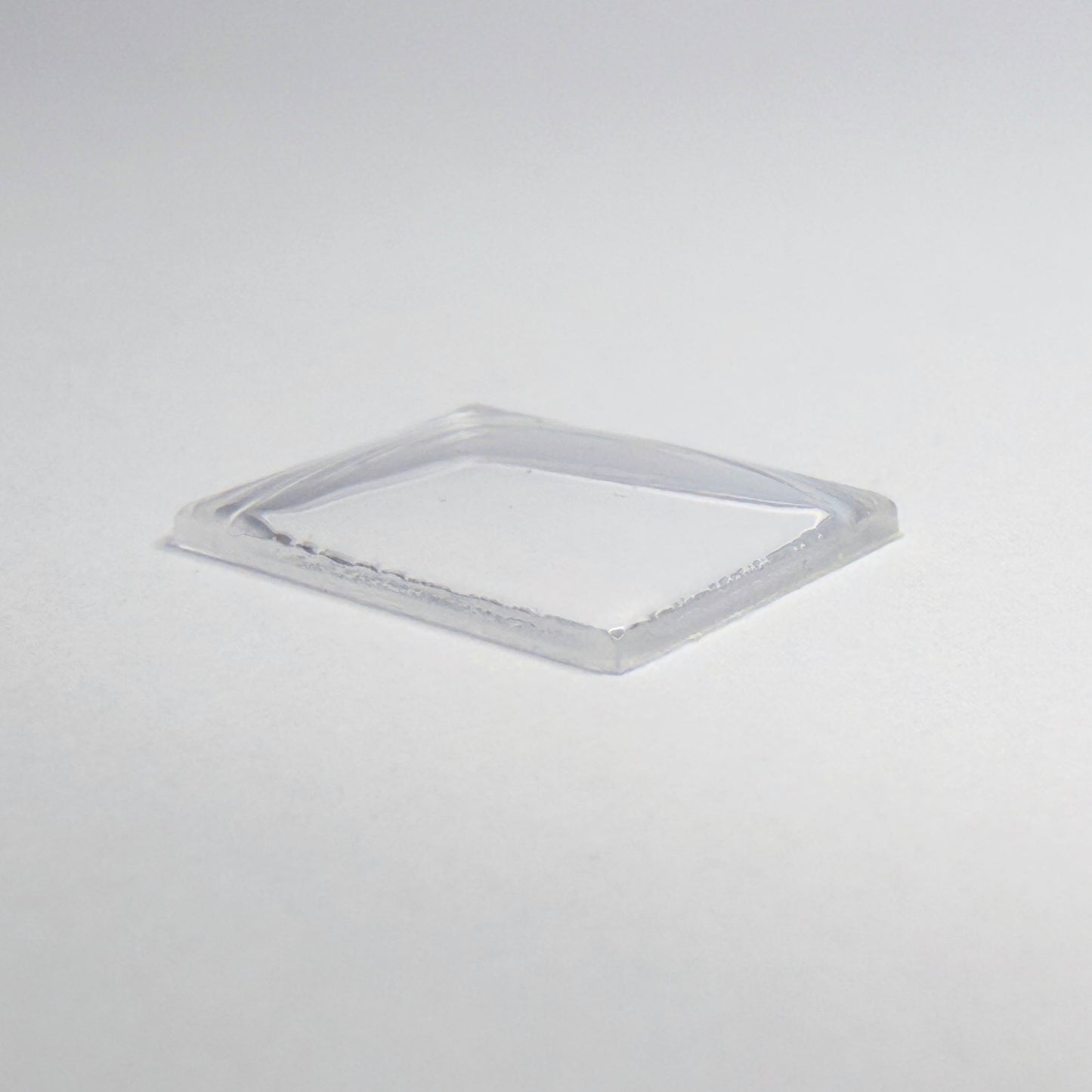 Rectangle Domed - Bottom Edges Flat - G-S Flexo Acrylic Watch Crystals - Vintage New Old Stock