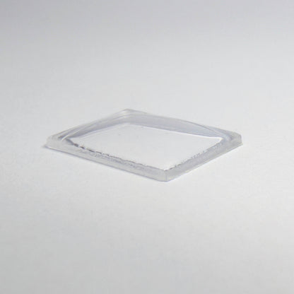 Rectangle Domed - Bottom Edges Flat - G-S Flexo Acrylic Watch Crystals - Vintage New Old Stock