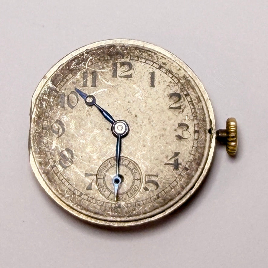 Antique FHF Swiss Watch Movement - 27.1mm - Working