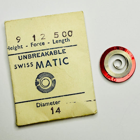 Watch Mainspring – 1.90 × 0.19 × 500 – Force 12