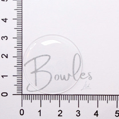 31.8mm Round Low Dome Mineral Glass Watch Crystal - Antique New Old Stock - image 1