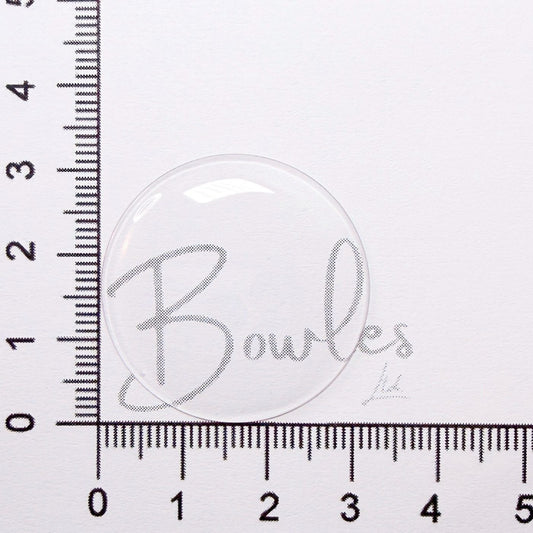 31.8mm Round Low Dome Mineral Glass Watch Crystal - Antique New Old Stock - image 1