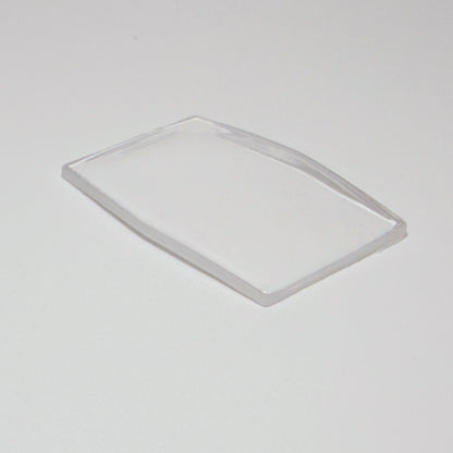 Hexagon - Bottom Edge Curved (Long Sides) - G-S Flexo Acrylic Watch Crystals - Vintage New Old Stock