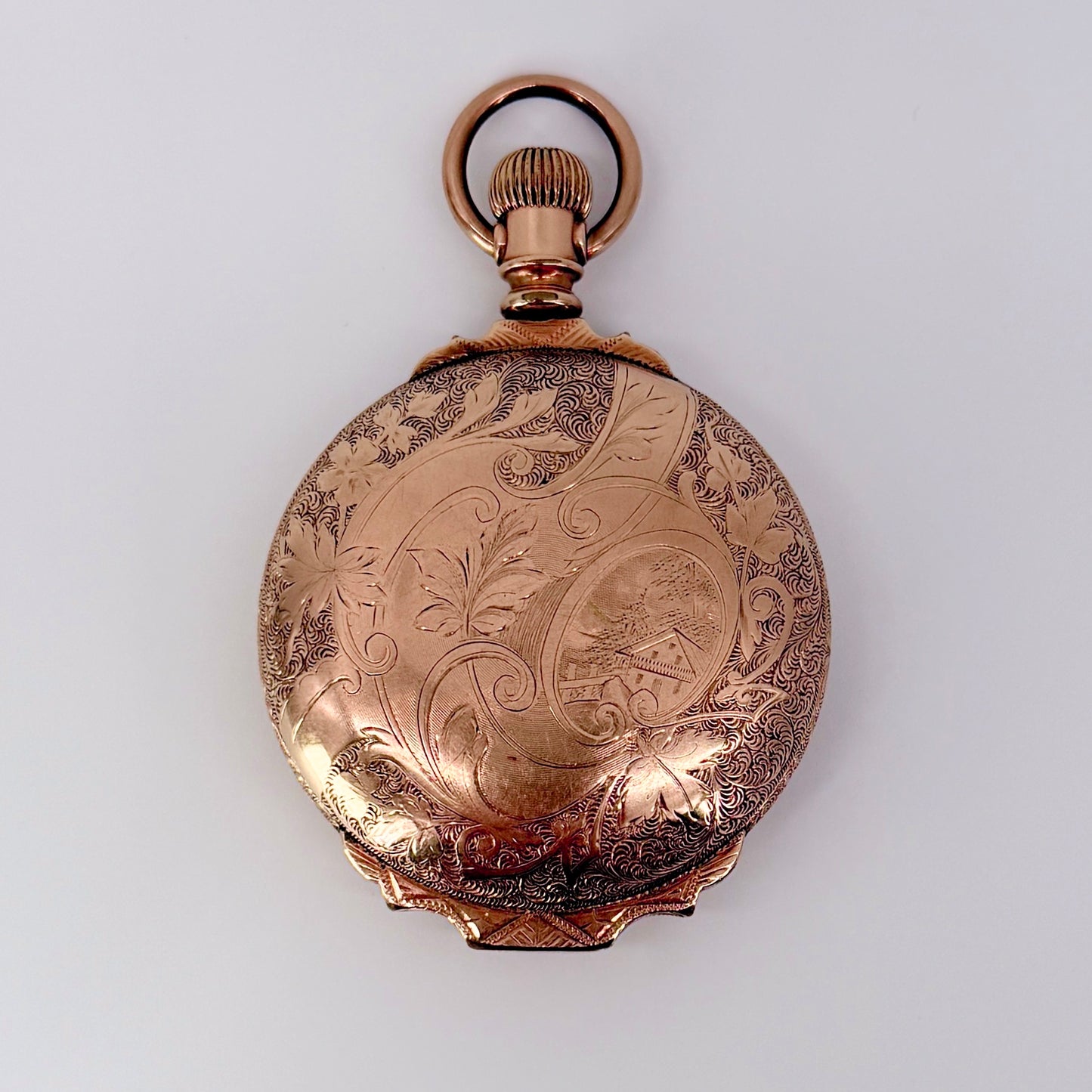 Antique Hampden Model 2 - Special Adjusted Railroad Pocket Watch - c.1892 - Working