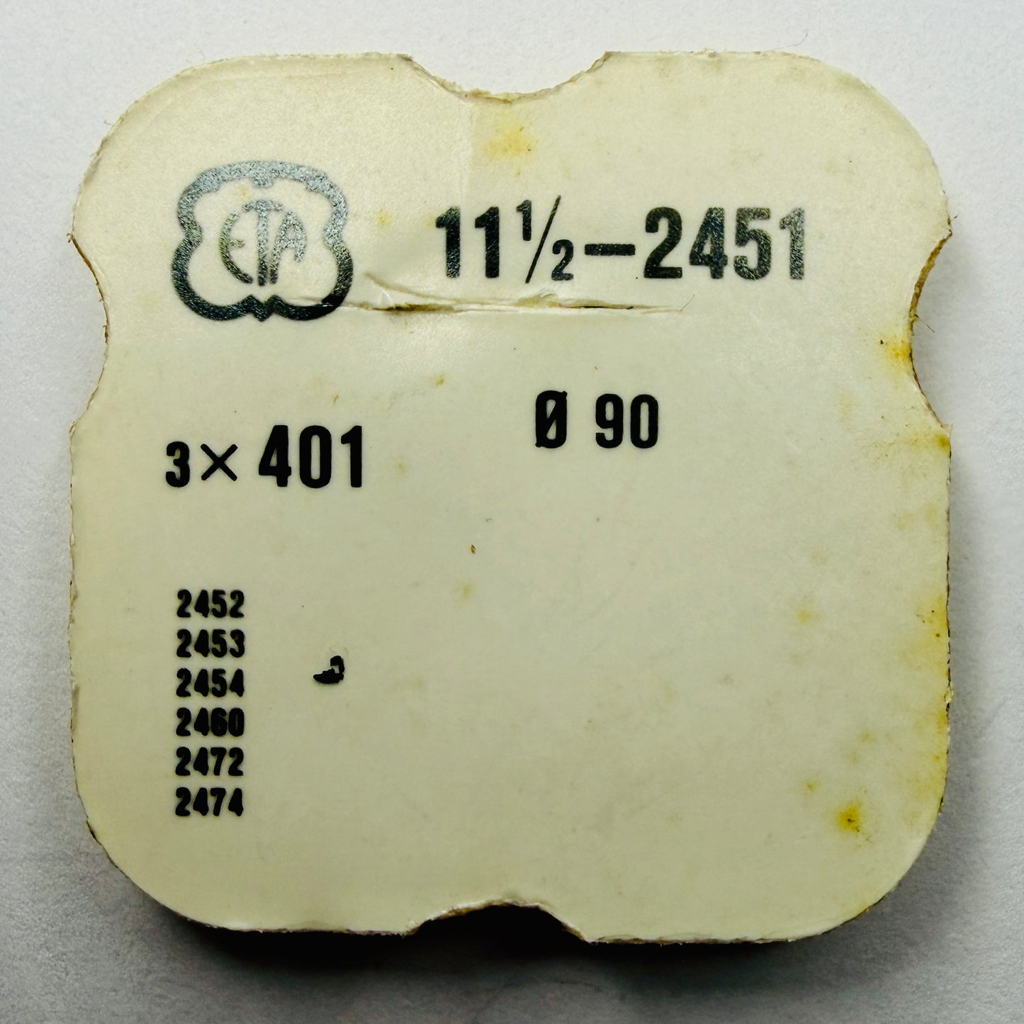 ETA 2451 – Winding Stem - Tap 90 (401)