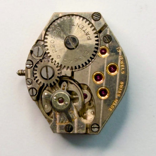 Rimla 15 Jewels Swiss Watch Movement – 17.7mm x 15mm, Faulty Balance - image 2