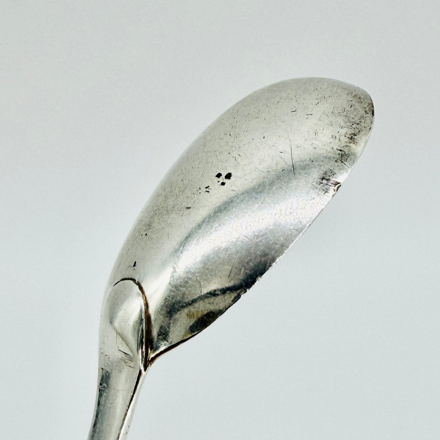 Antique Sterling Silver Mustard Spoon - London 1838 Charles Boyton