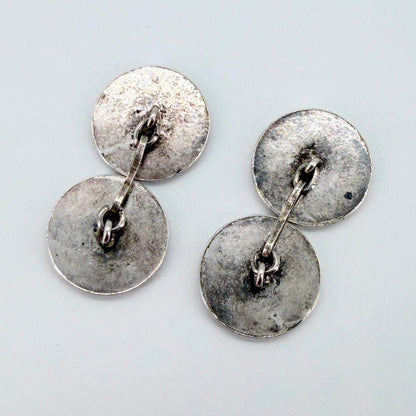 Vintage Polish Silver Fryderyk Chopin Cufflinks - Kraków