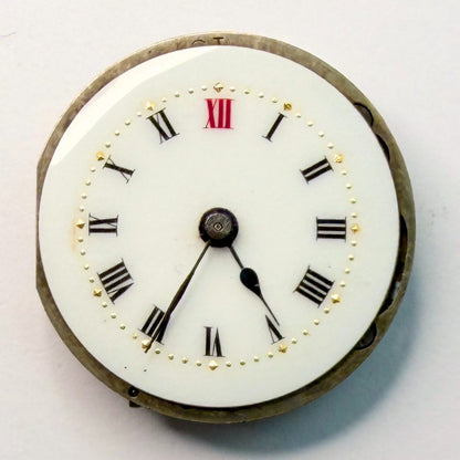 Swiss 15 Jewel Pocket Watch Movement, 23.34mm – For Spares or Repair - image 2
