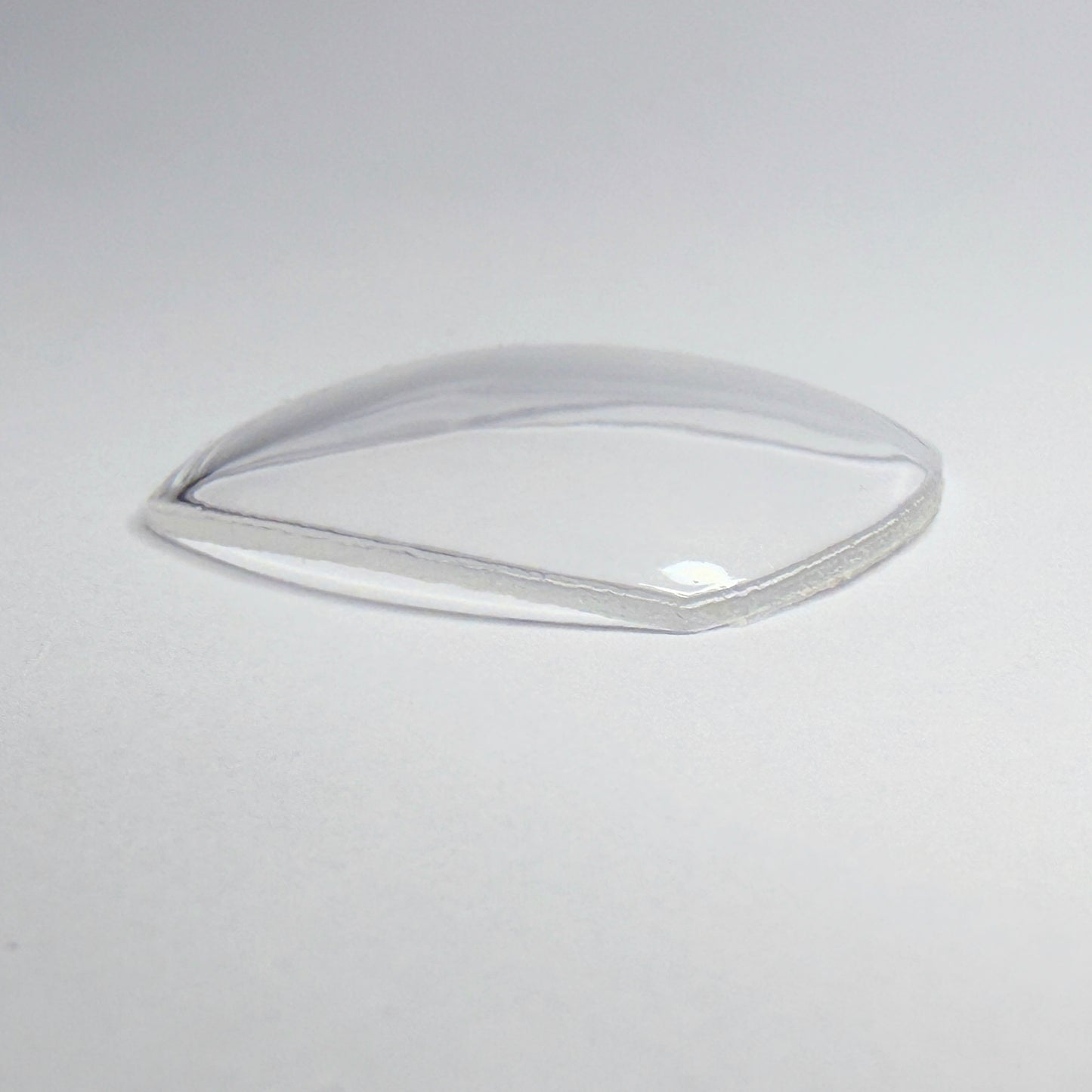 Cushion - Bottom Edge Curved (Both Sides) - G-S Flexo Acrylic Watch Crystals - Vintage New Old Stock