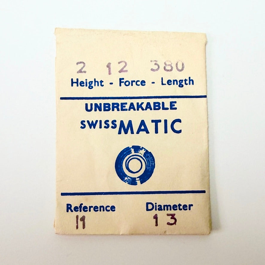 Swissmatic Mainspring - H 1.35 × T 0.15 × L 380 × D 13 mm - image 1
