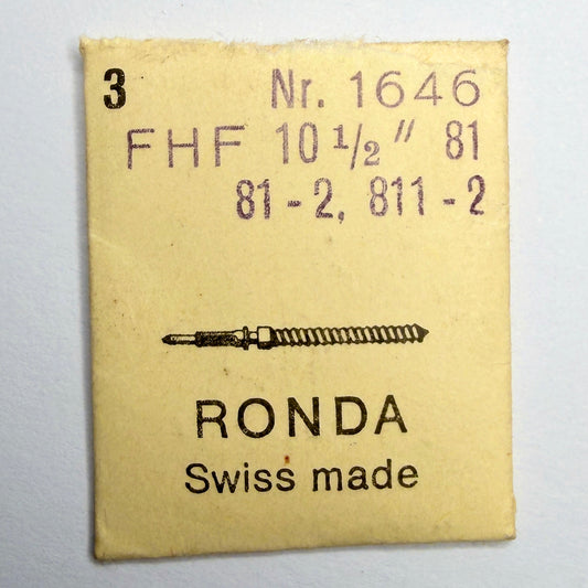 FHF 81 / 81-2 / 811-2 - Winding Stem - Ronda 1646