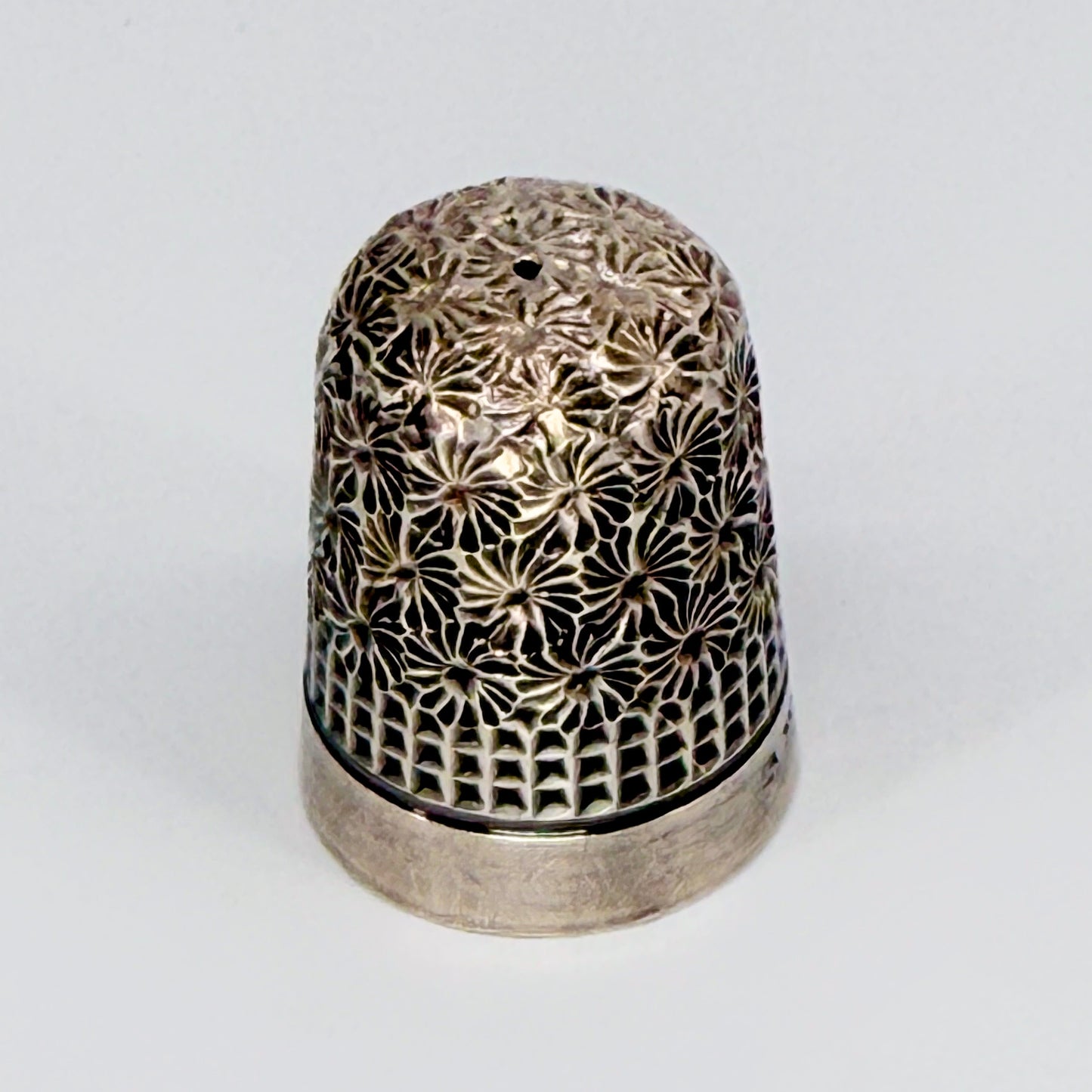 Antique Sterling Silver Thimble – James Swann & Son – Edinburgh 1930