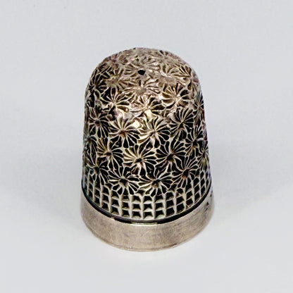 Antique Sterling Silver Thimble – James Swann & Son – Edinburgh 1930