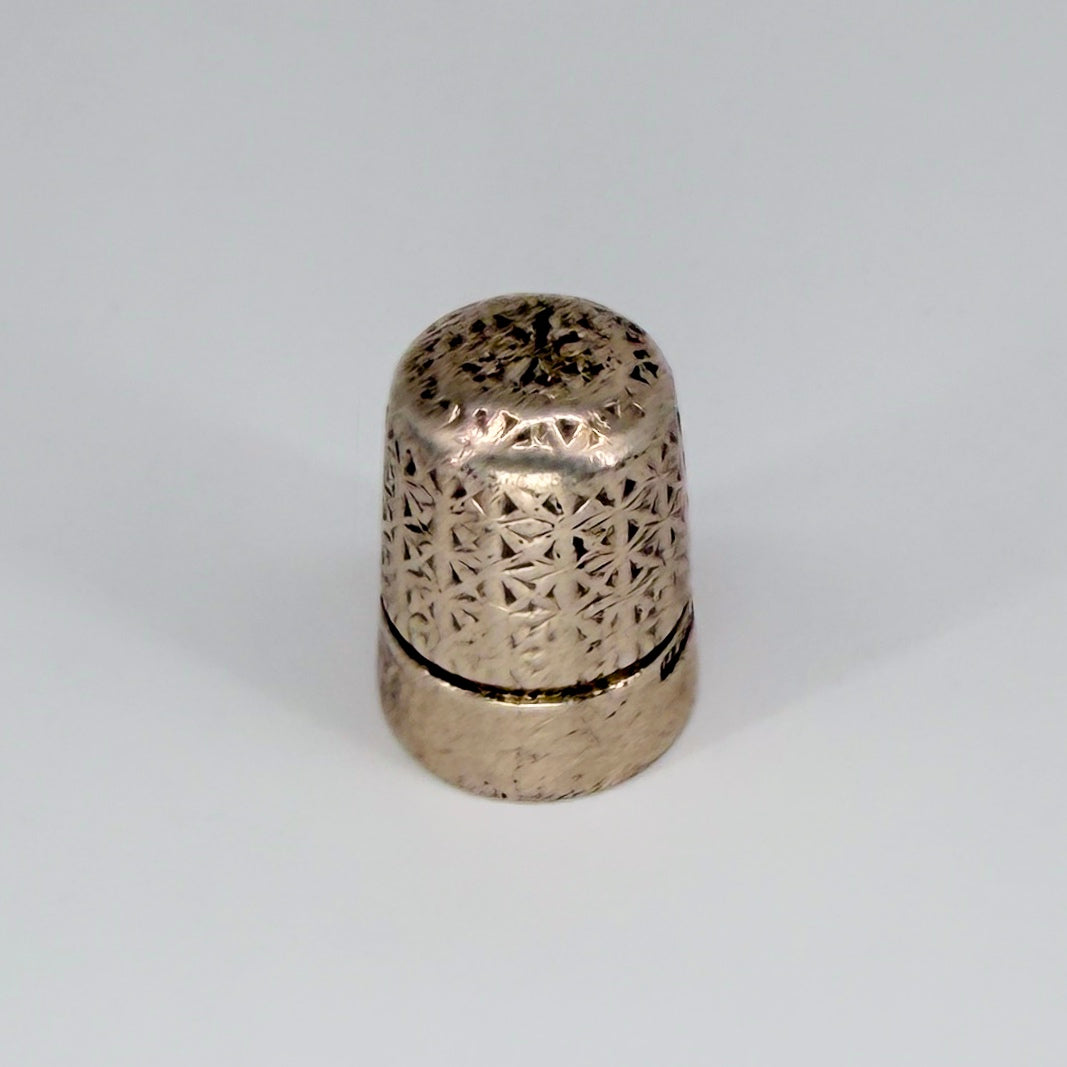 Antique Sterling Silver Thimble – H.G. & S