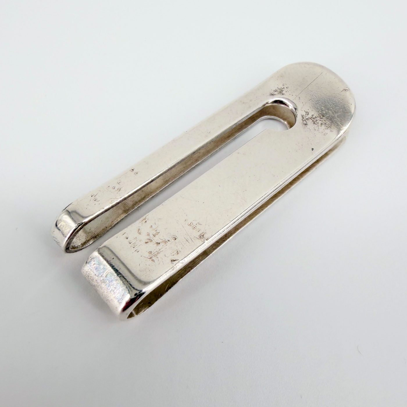 Vintage Sterling Silver 925 Money Clip - image 3