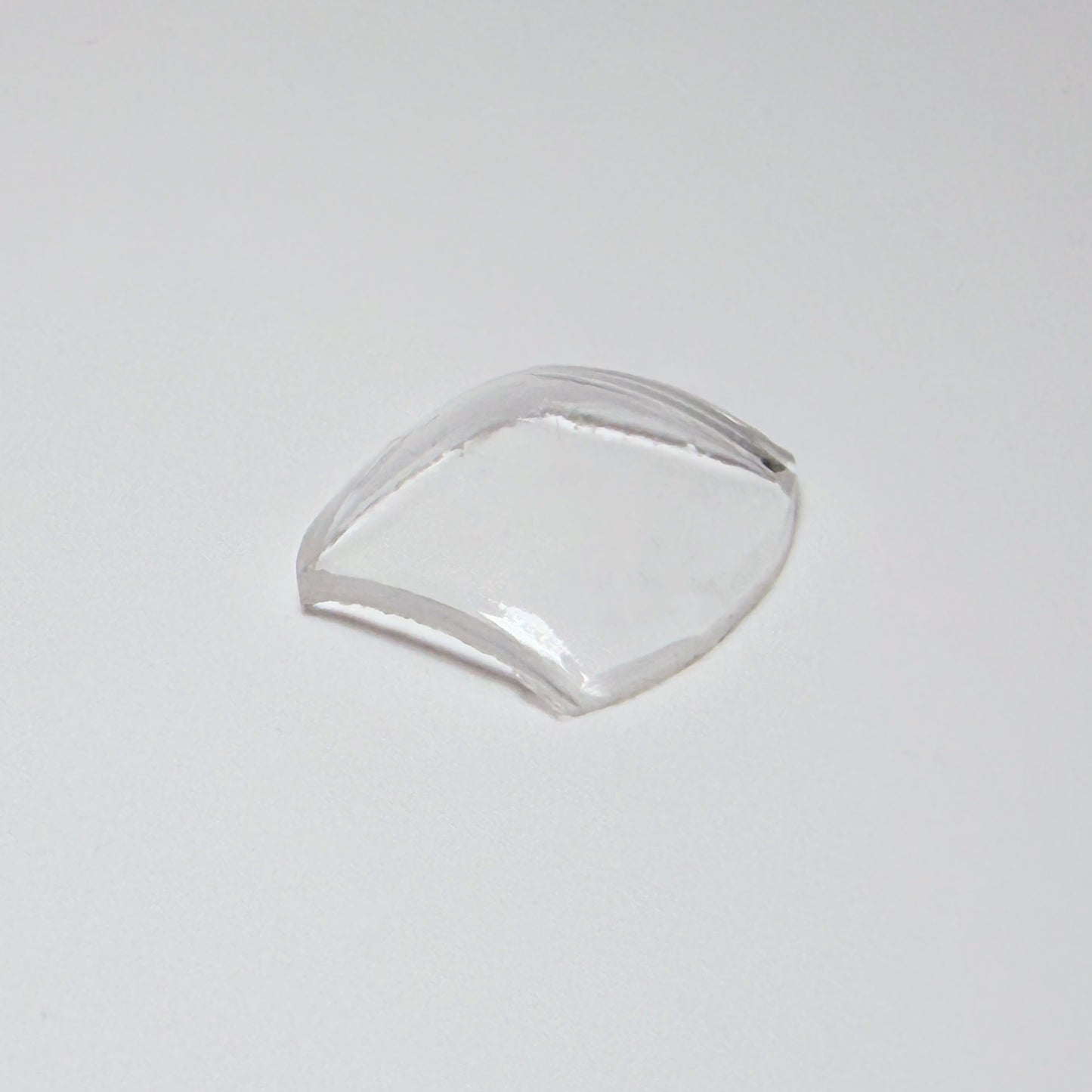 Tonneau / Barrel (PMT Series) - Bottom Edge Curved (Short Sides) - G-S Flexo Acrylic Watch Crystals - Vintage New Old Stock