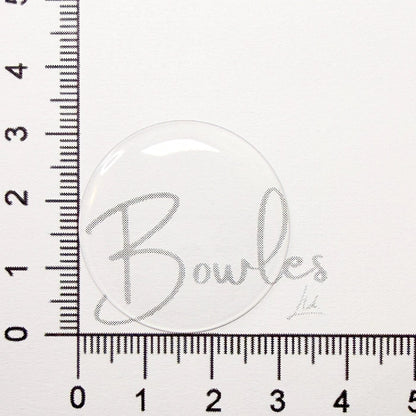 Antique New Old Stock — 31.6 mm — Round Extra Low Dome — Mineral Glass Watch Crystal — WC0005/163 - image 1