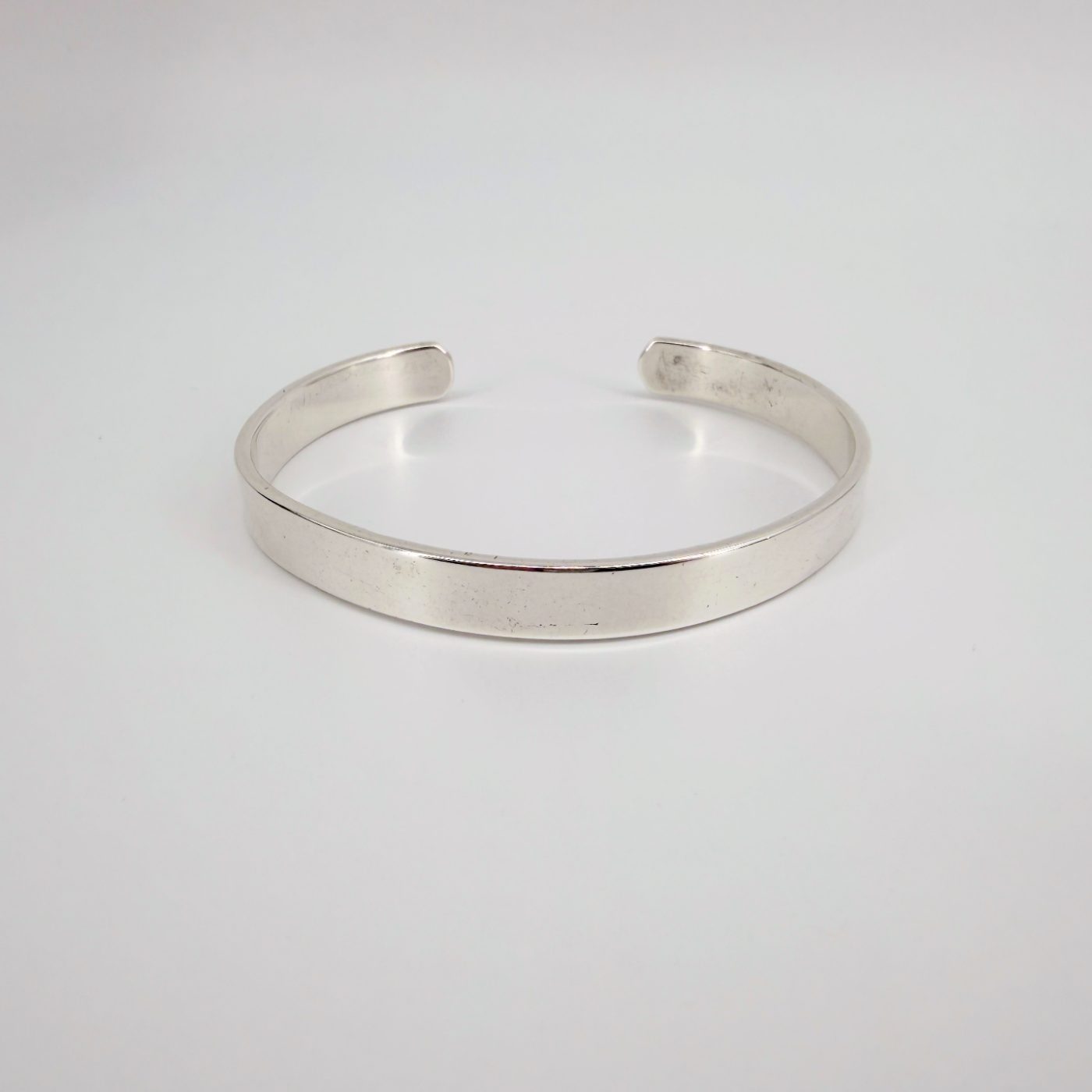 Vintage Sterling Silver Bangle Bracelet – Hallmarked Birmingham - image 3