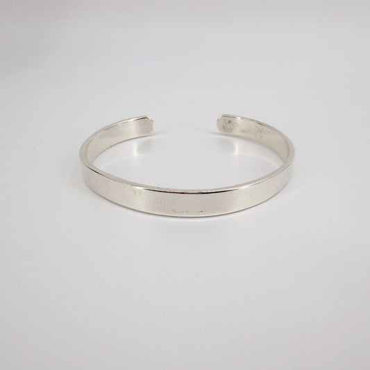 Vintage Sterling Silver Bangle Bracelet – Hallmarked Birmingham - image 3