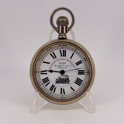 Antique Superior Railway Timekeeper Pocket Watch – Swiss - Working