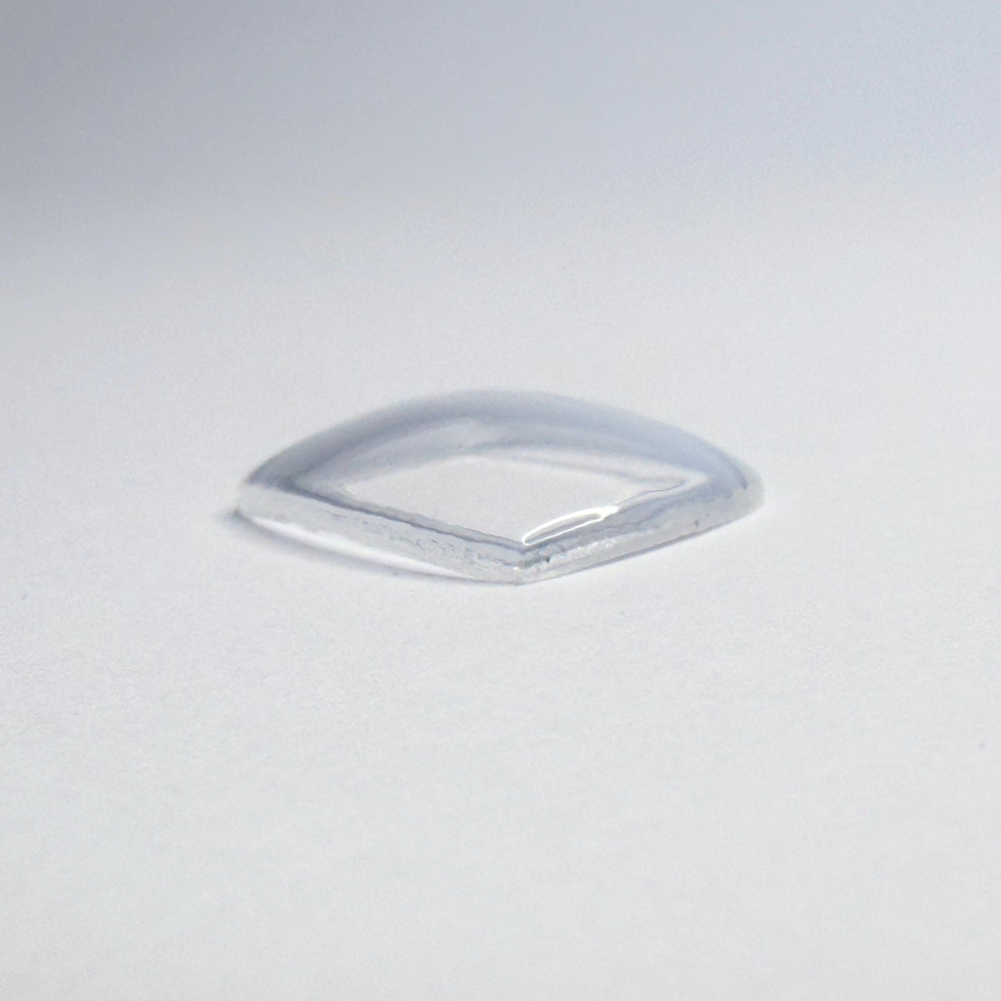Cushion - Bottom Edge Curved (Both Sides) - G-S Flexo Acrylic Watch Crystals - Vintage New Old Stock