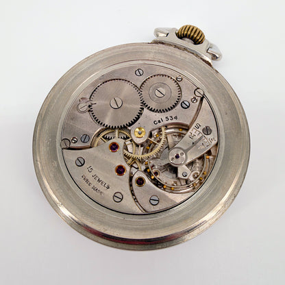 Winegarten's Railway Regulator Pocket Watch - Cortébert 534 - Swiss - Working - image 9