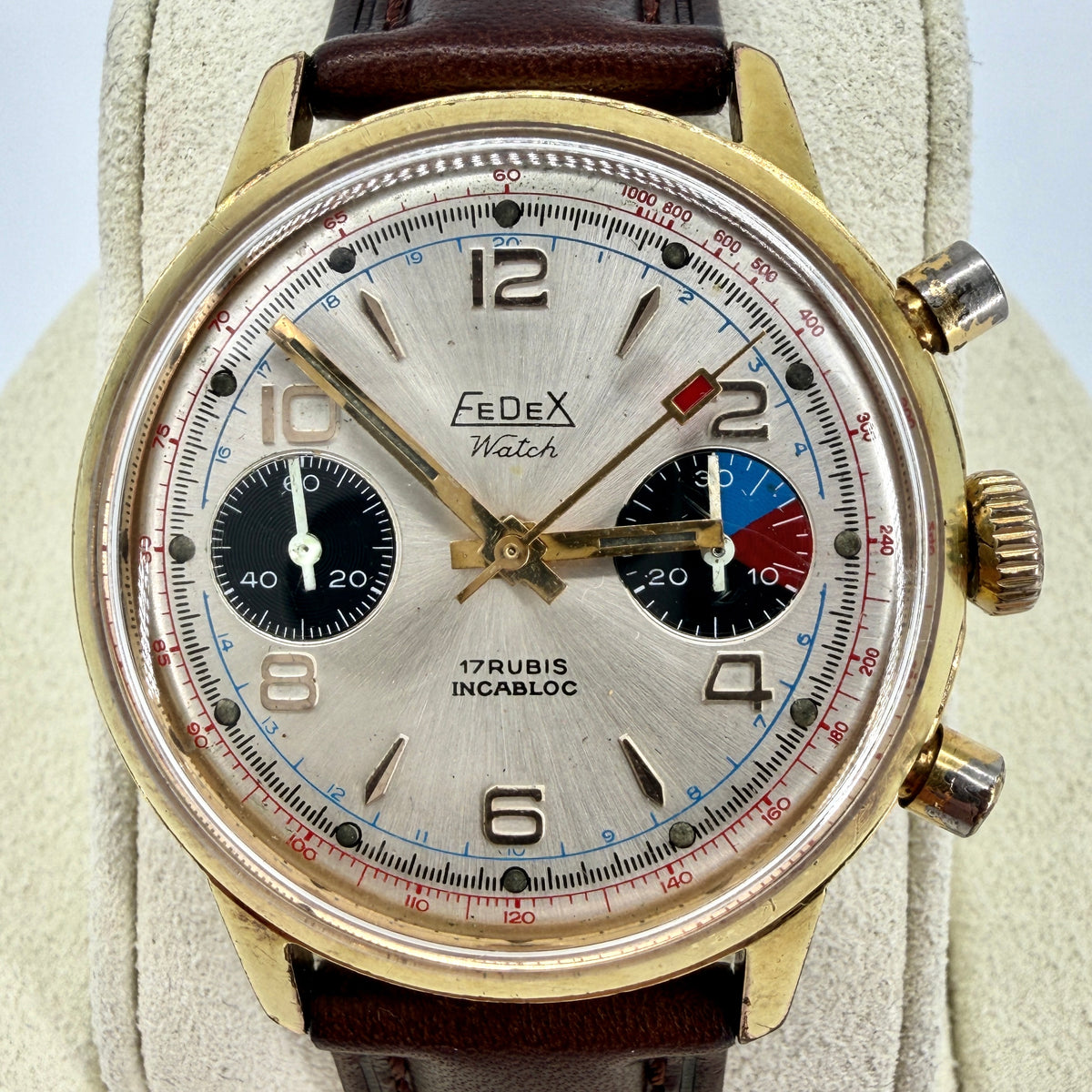 Vintage Fedex Chronograph Watch - Valjoux 7733