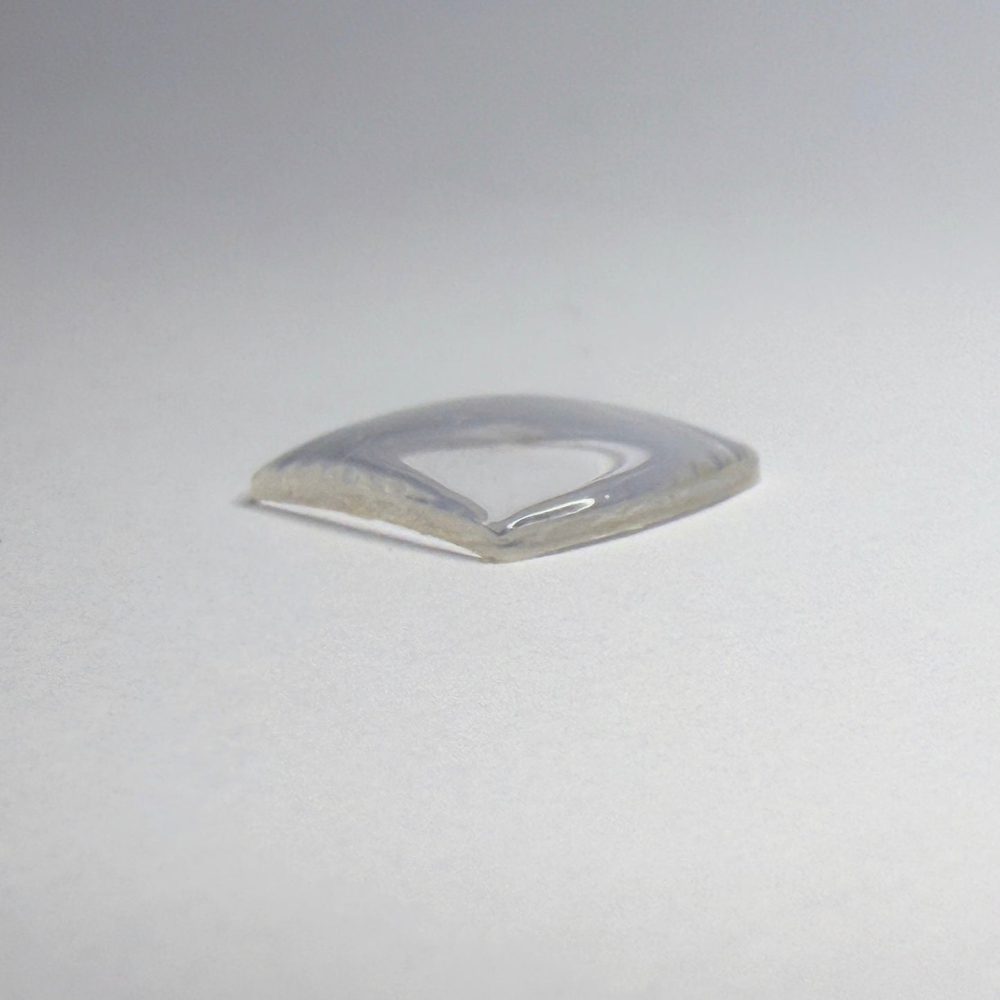 Tonneau / Barrel - Bottom Edge Curved (Both Sides) - G-S Flexo Acrylic Watch Crystals - Vintage New Old Stock