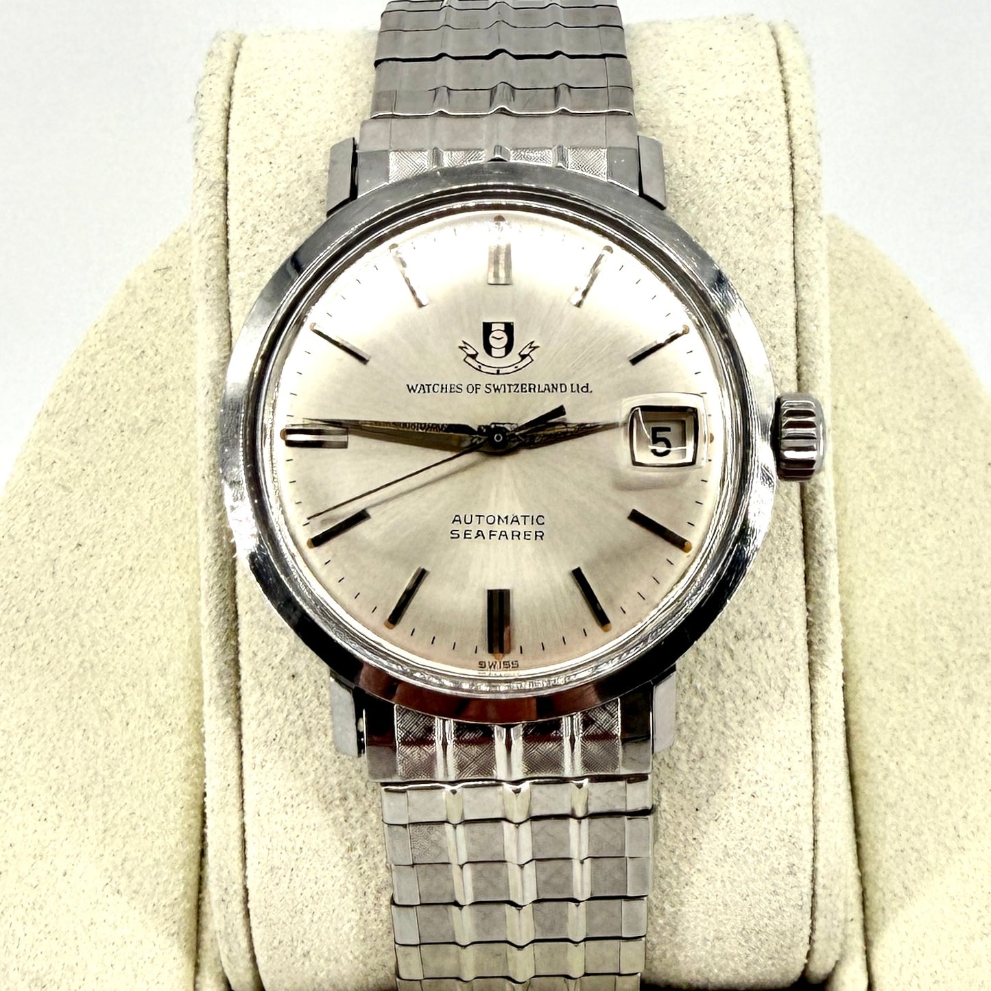 Vintage Watches of Switzerland Automatic “Seafarer” Swiss Watch – c.1960s