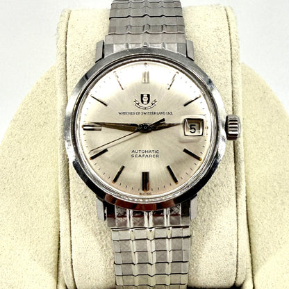 Vintage Watches of Switzerland Automatic “Seafarer” Swiss Watch – c.1960s