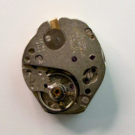 LEDA 501P Vintage 17 Jewel Swiss Watch Movement – For Spares or Repair - image 1