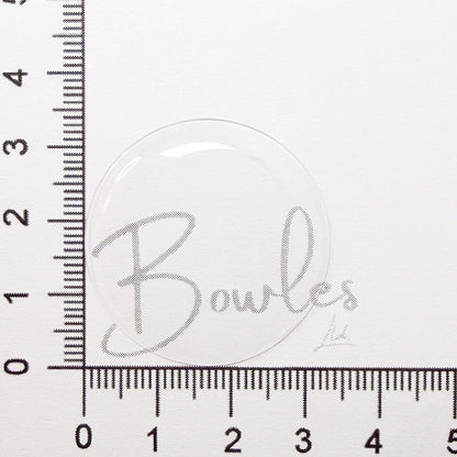 Antique New Old Stock — 33.4 mm — Round Low Dome — Mineral Glass Watch Crystal — WC0005/161 - image 1