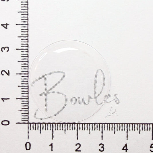 Antique New Old Stock — 33.4 mm — Round Low Dome — Mineral Glass Watch Crystal — WC0005/161 - image 1
