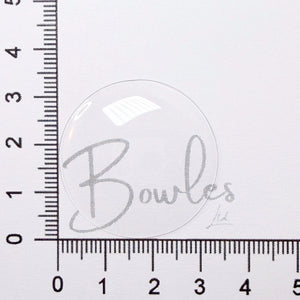 33.4mm Round Extra Low Dome Mineral Glass Watch Crystal - Antique New Old Stock