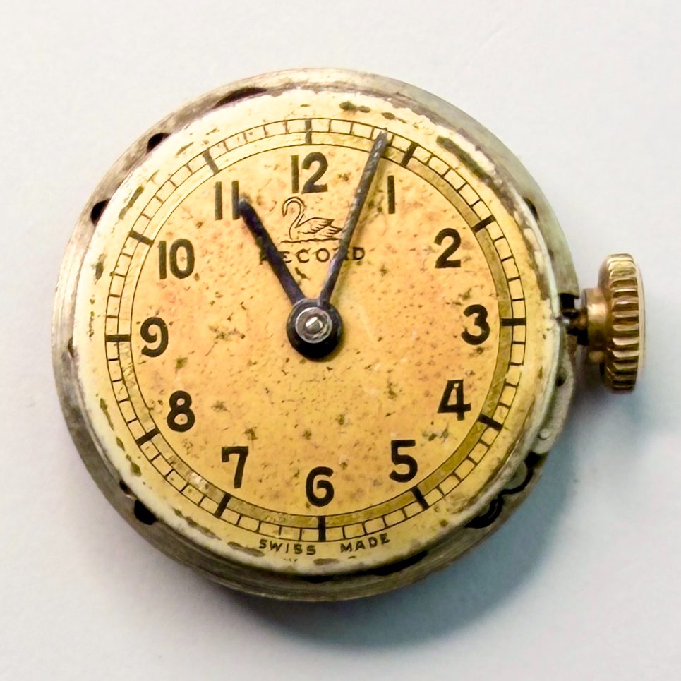 Record Swiss Made 15 Jewel Watch Movement – 19.7mm – For Spares or Repair - image 2
