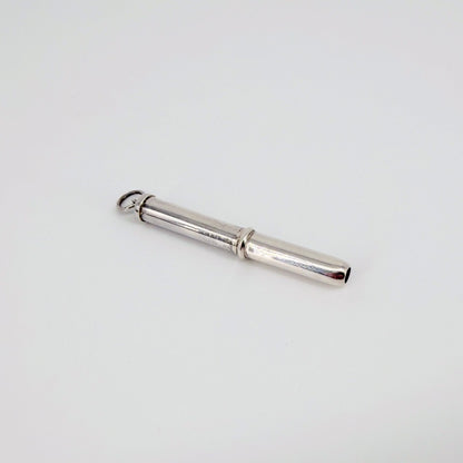 Sterling Silver Retractable Toothpick, Hallmarked London 2005 - image 4