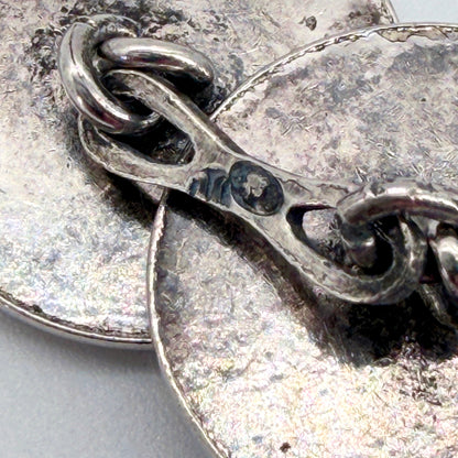 Vintage Polish Silver Fryderyk Chopin Cufflinks - Kraków