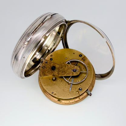 Antique Silver Fusee Pocket Watch - London 1873 William Carter - Working