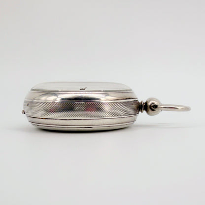 Antique Silver Fusee Pocket Watch - London 1873 William Carter - Working