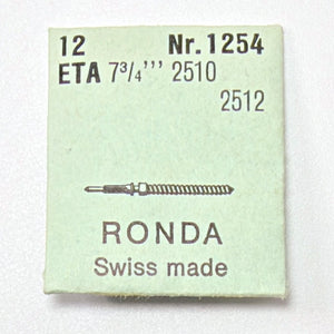 ETA 2510, 2512 - Winding Stem - Ronda 1254