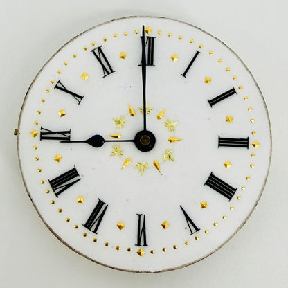 Antique Swiss Pocket Watch Movement - 34.2mm - Working