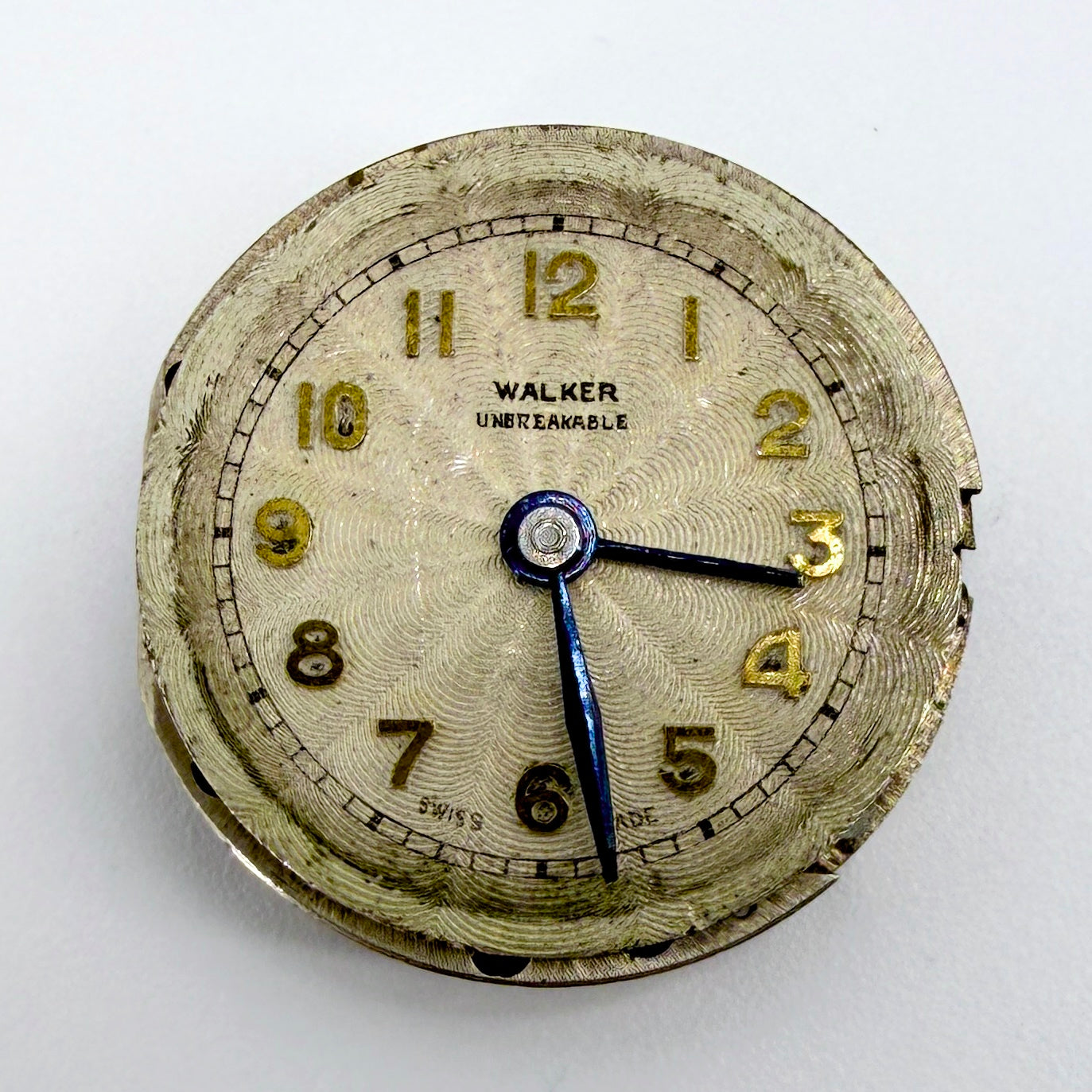 AS 676 “Walker Unbreakable” Watch Movement & Dial - 15 Jewel - Working