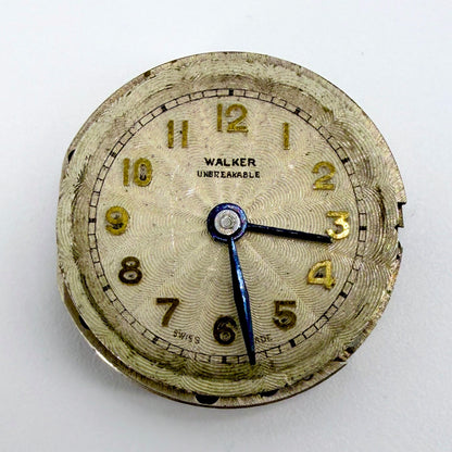 AS 676 “Walker Unbreakable” Watch Movement & Dial - 15 Jewel - Working