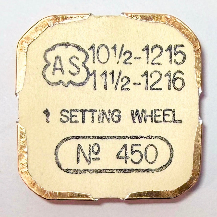 AS 1215 / 1216 – Setting Wheel - 450